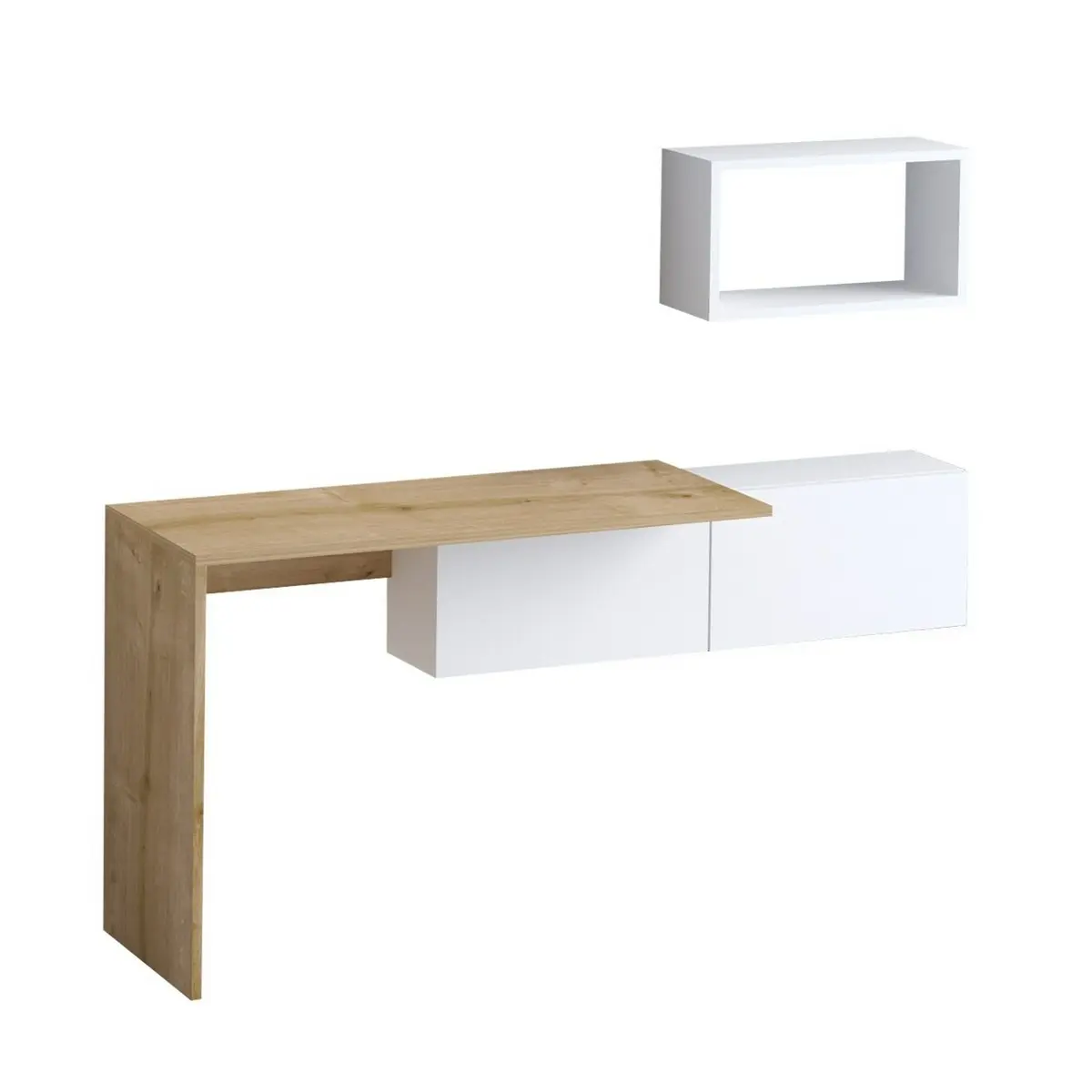 Pracovní stůl Tiff White and Oak