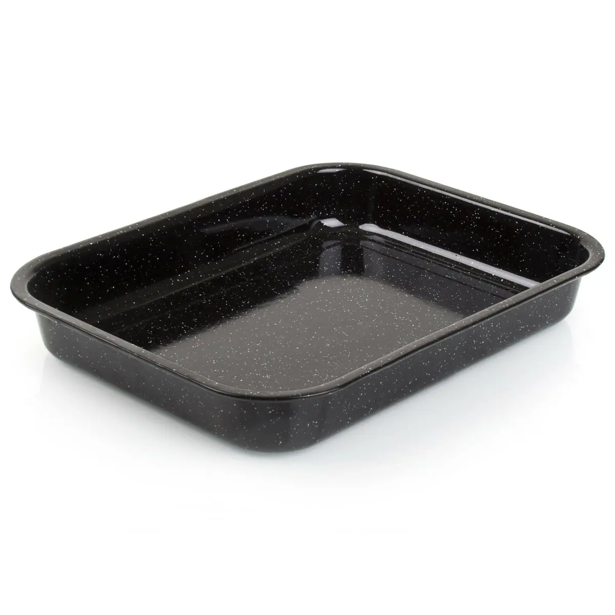 Banquet Pekáč smaltovaný CULINARIA Black 34 x 26 x 5 cm, S