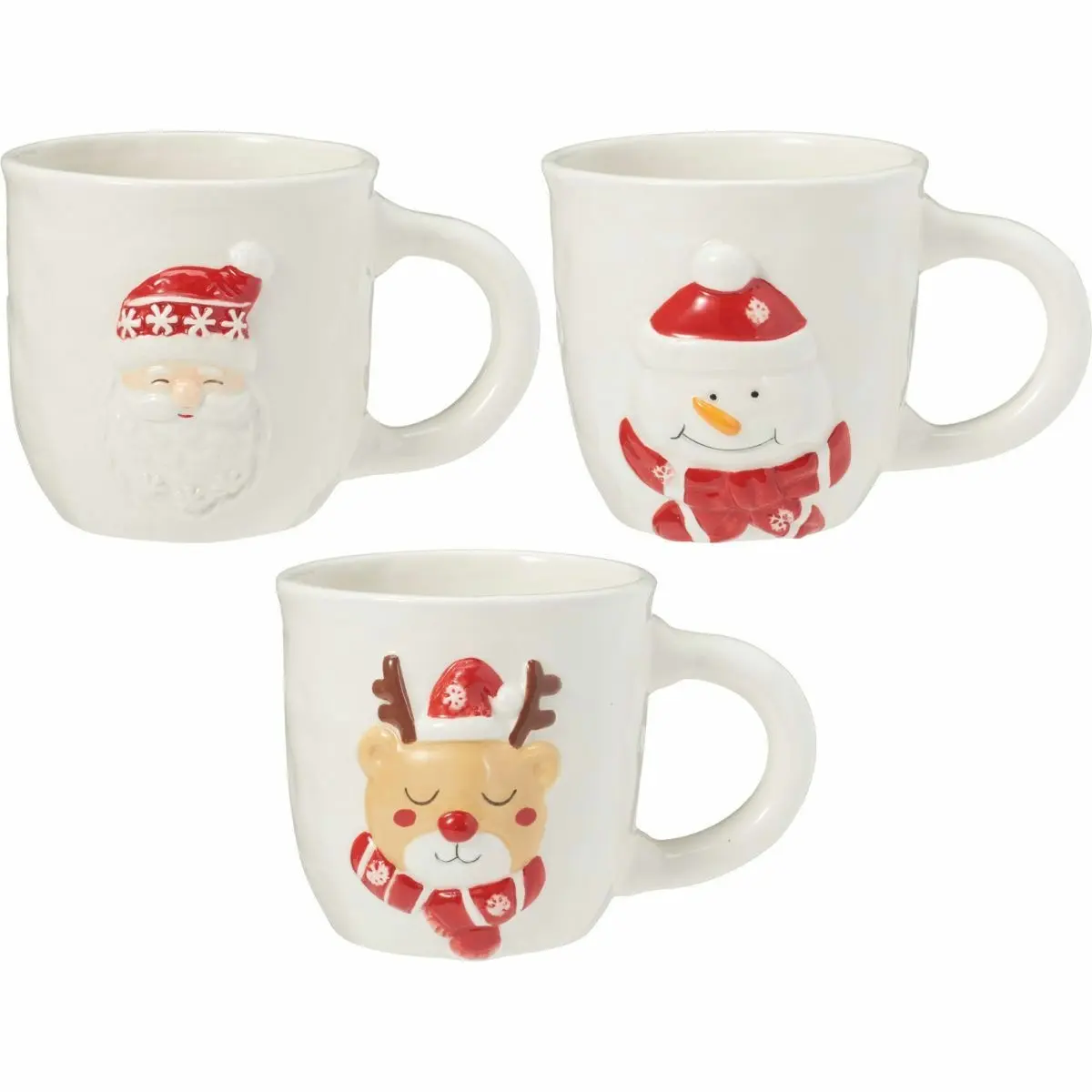 Sada 3 keramických hrnků North Pole 500 ml