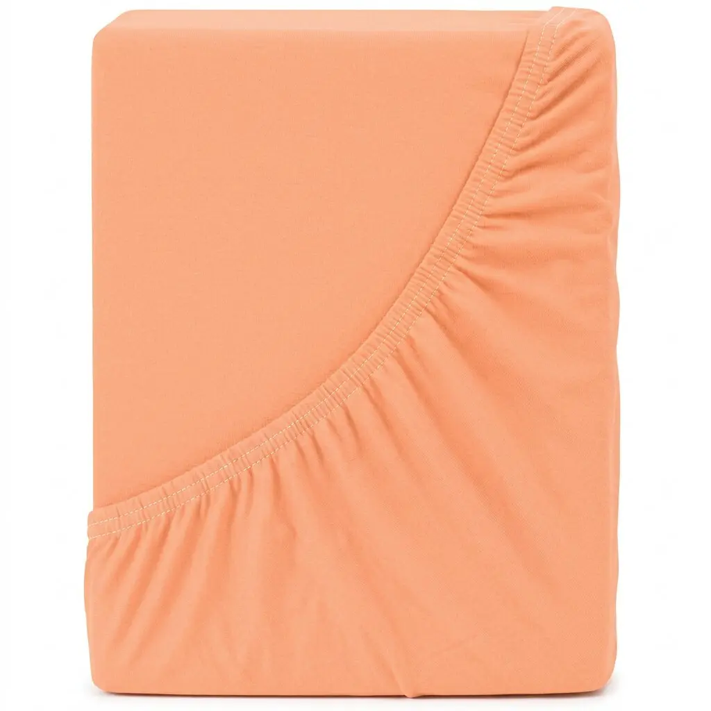 4Home Jersey prostěradlo IDEAL meruňková, 180 x 200 cm