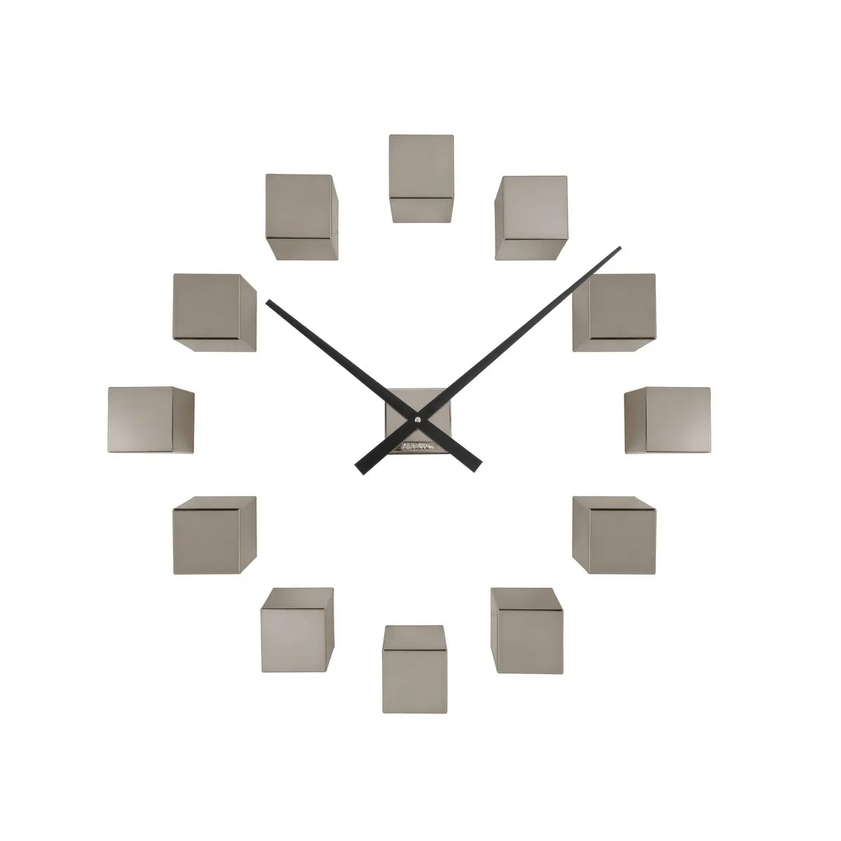 Karlsson KA5974GY designové nástěnné nalepovací hodiny šedá, pr. 80 cm