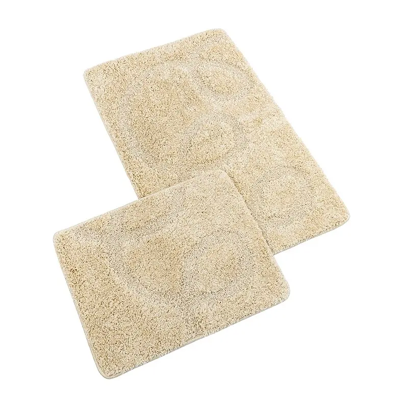 Bellatex Sada Koupelnových předložka bez výkroje BANYSILVER béžová, 60 x 100, 60 x 50 cm