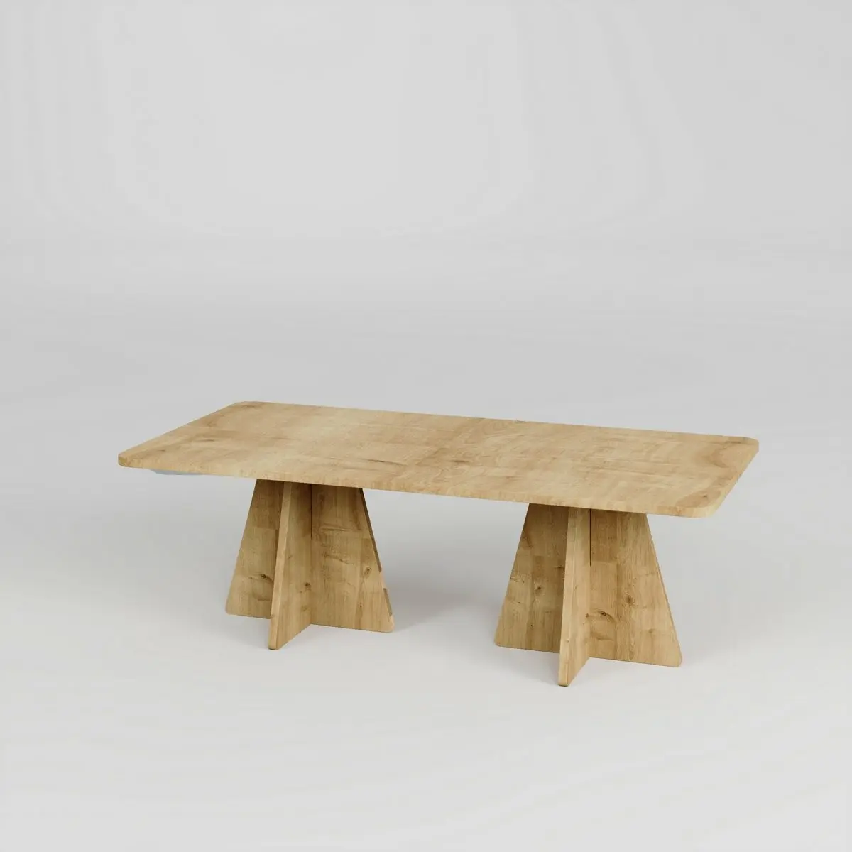 Konferenční stolek Double Mushroom Sapphire Oak