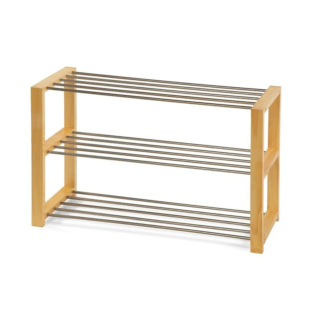 Kovový botník FRAME 3, přírodní