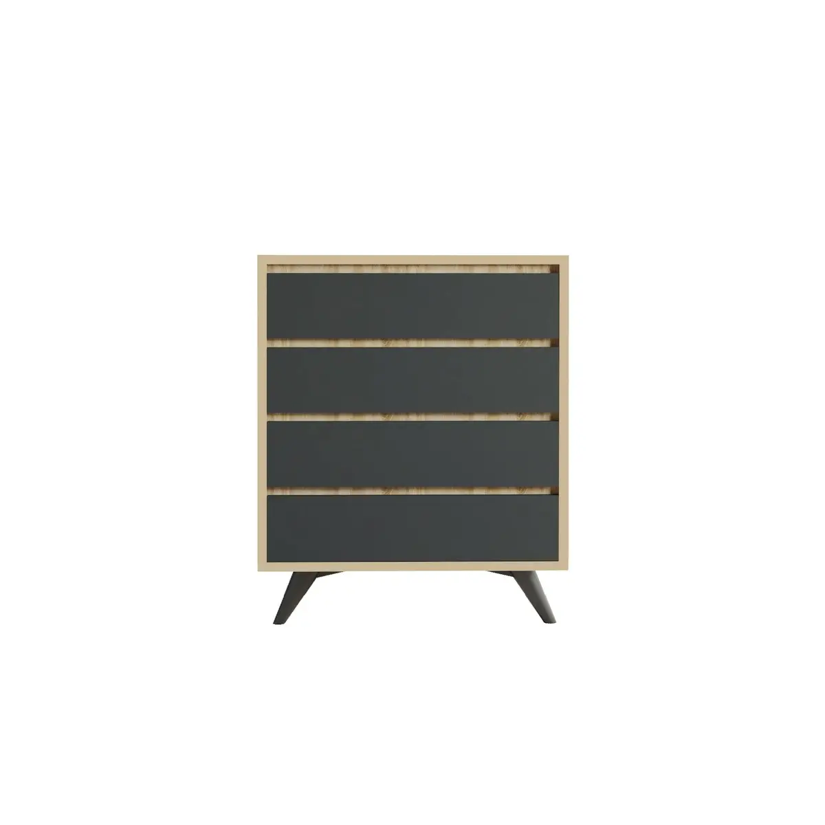 Komoda Suvera Oak and Anthracite