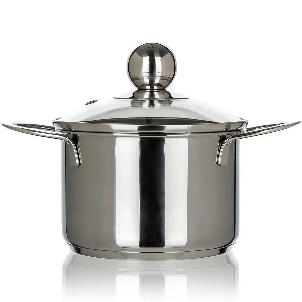 Banquet Nerezový kastrol s poklicí Piccolo, 12 cm, 0,85 l