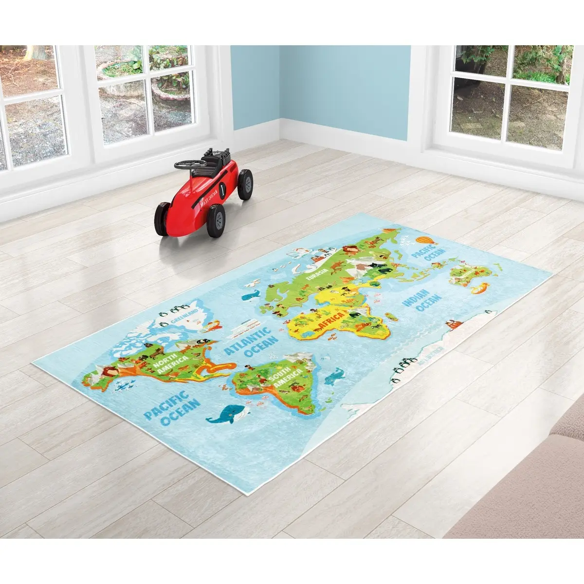 Bellatex Dětský koberec, běhoun kusový 3D SVĚTADÍLY, 80x150cm