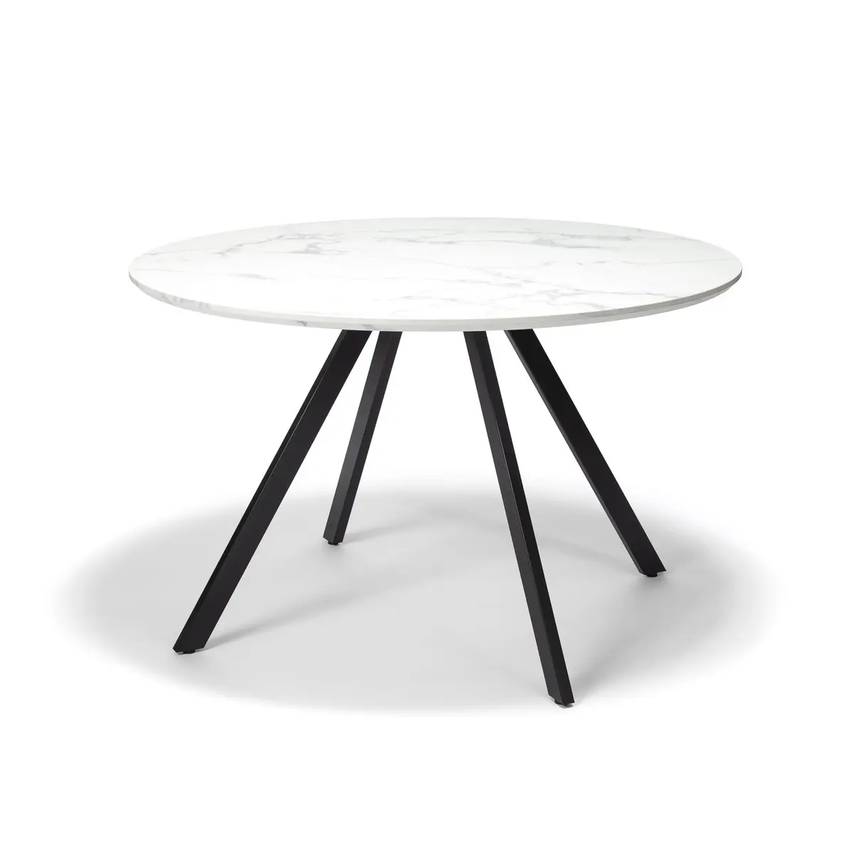 Jídelní stůl FINO QUATTRO MARBLE 120, bílý mramor