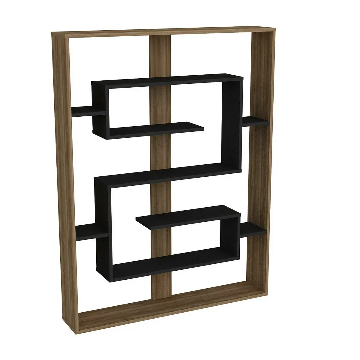 Knihovna Esteban - Walnut, Black