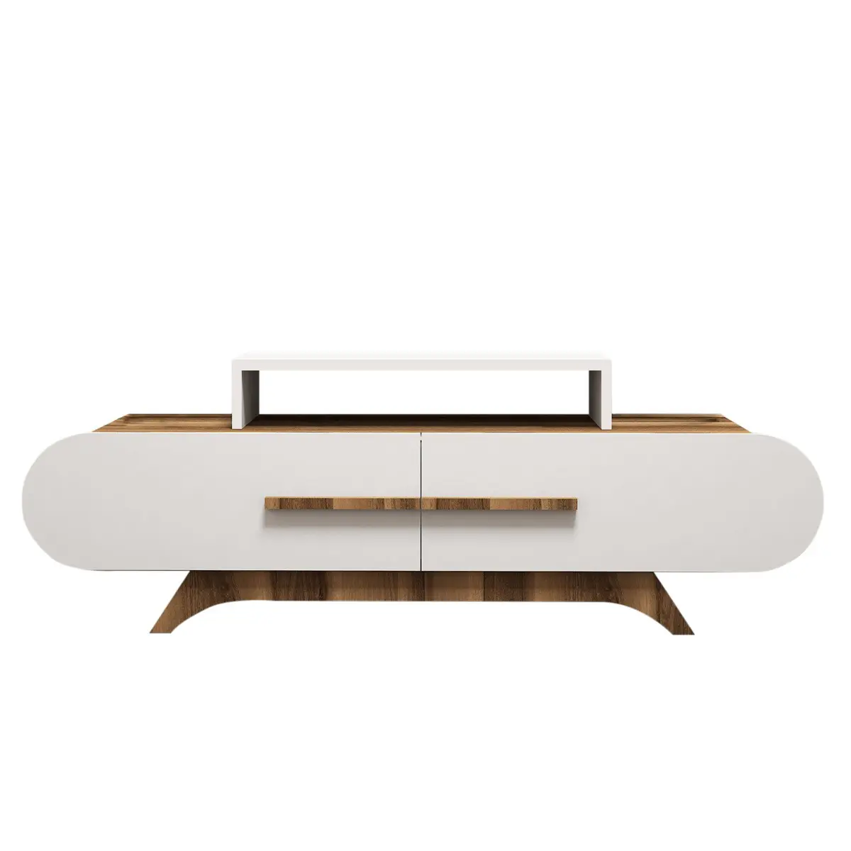 Televizní stolek Rose Walnut White