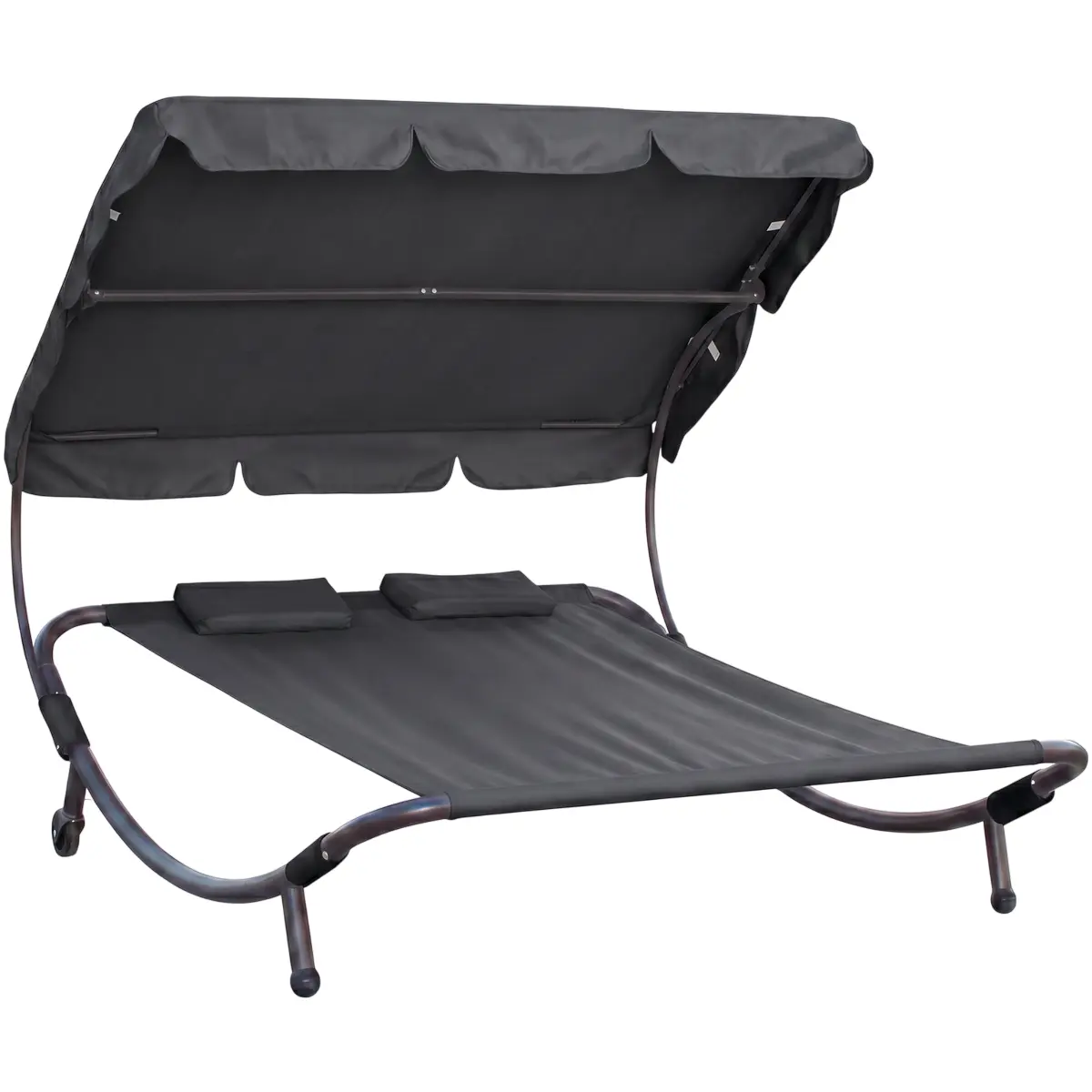 Relaxační lehátko pro 2 osoby Craftfield Bahama, černá