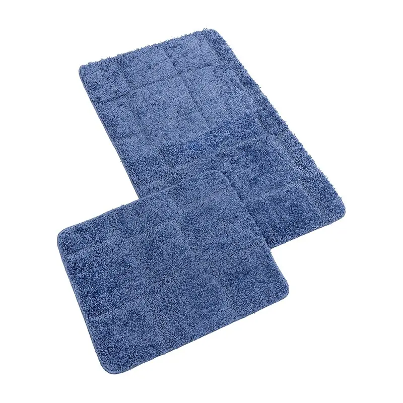 Bellatex Sada Koupelnových předložka bez výkroje BANYSILVER modrá, 60 x 100, 60 x 50 cm