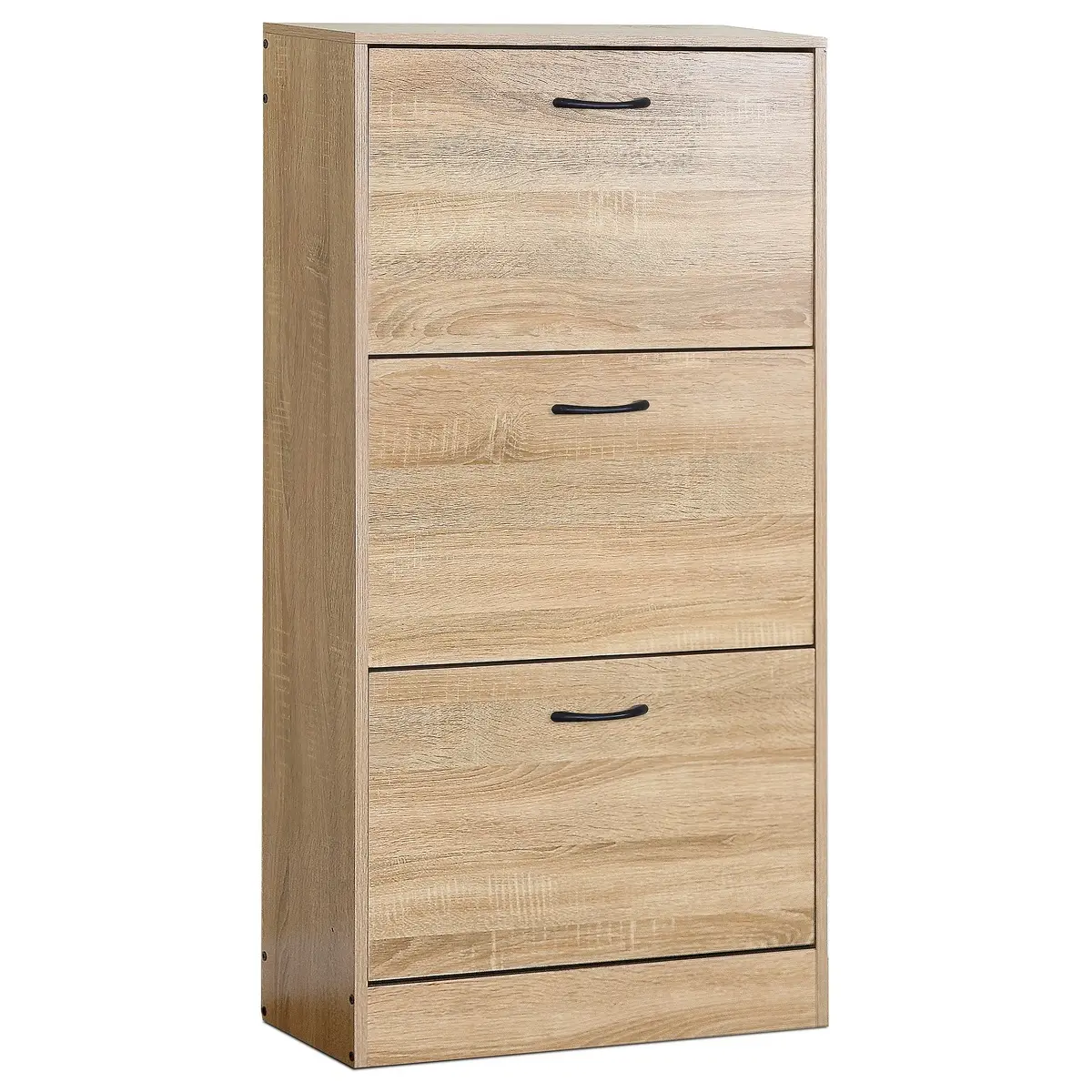 Botník s přihrádkami G1016 OAK, dub, 3 patra