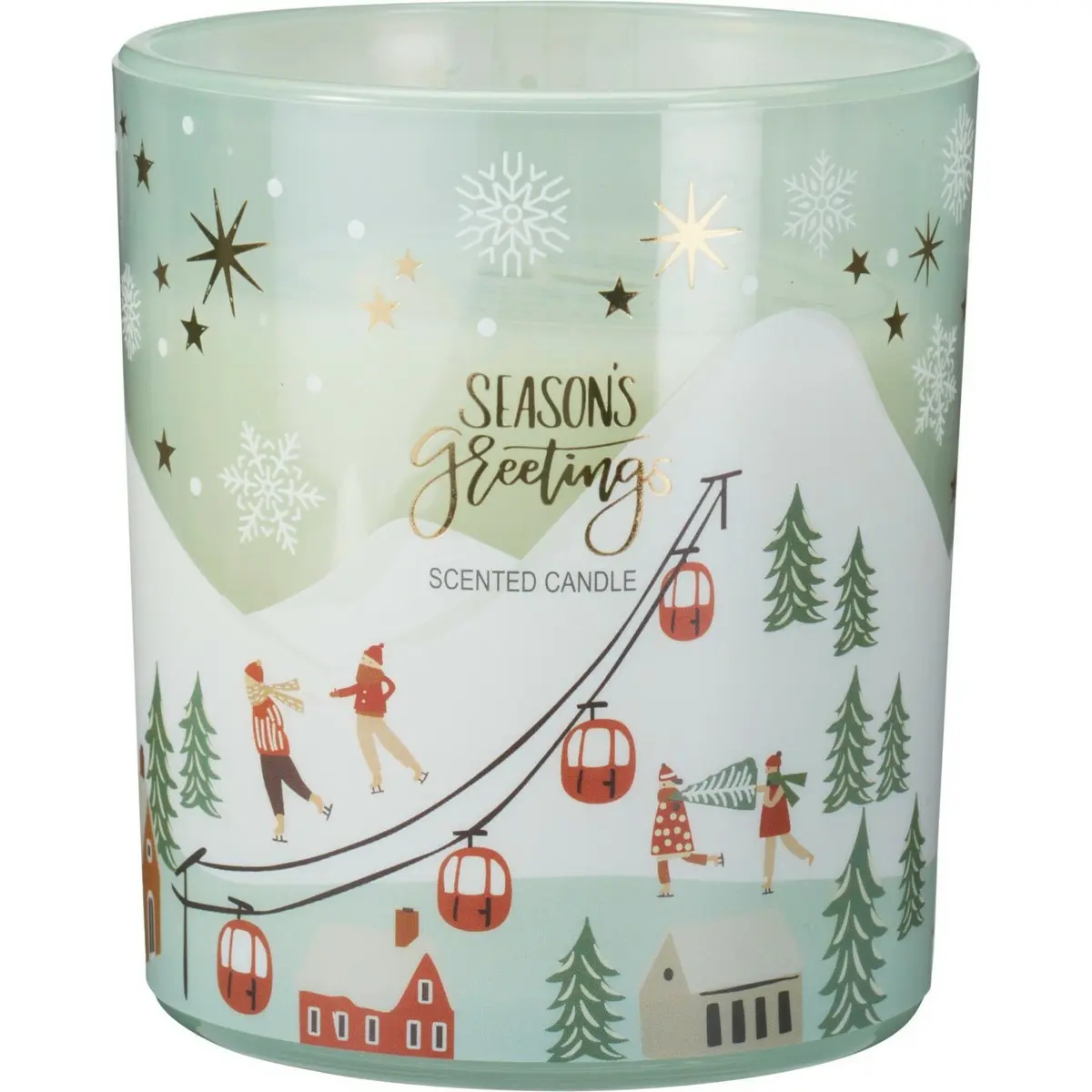 Vonná svíčka Winter Fun, vůně Grib Forest, 270 g