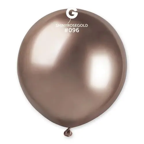Latexový balonek Gemar Chrom rose gold 48 cm