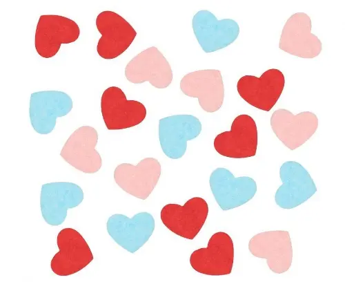 Konfety papírová srdíčka Love is in the air - EKO - 20g