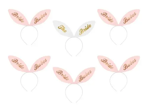 PartyDeco Set čeleniek na rozlúčku na slobodu - Bride Squad