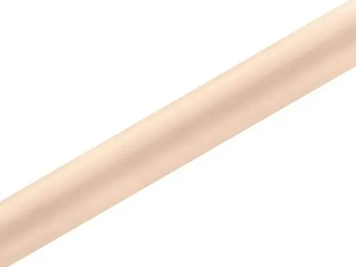 Satén v roli široký světle broskvový 36 cm x 9 m