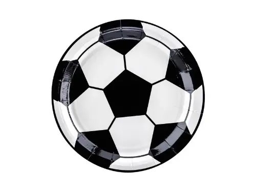 EKO Papírové talíře - Fotbal 18 cm - 6 ks