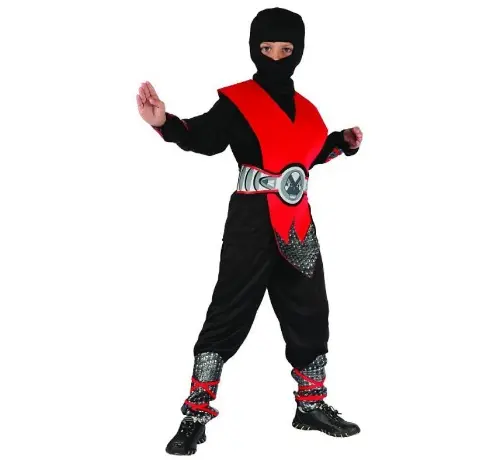 Dětský kostým Ninja - 5 až 6 let - Vel. 110 - 120 cm - Godan