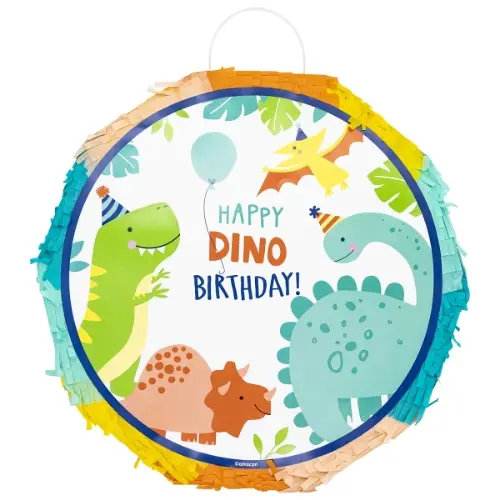 Piňata složená - Dino Happy Birthday