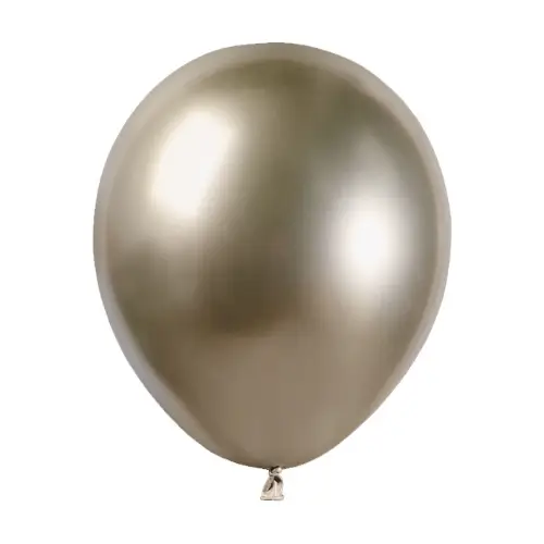 Balonky Chrom Gemar Champagne 13 cm - 100 ks