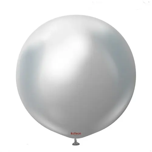 Balonek chromový stříbrný, Mirror Silver 45 cm/18"