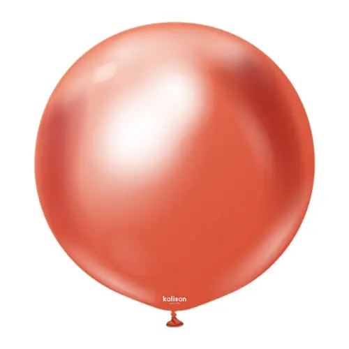 Balonek chromový červený, Mirror Red 45 cm/18"