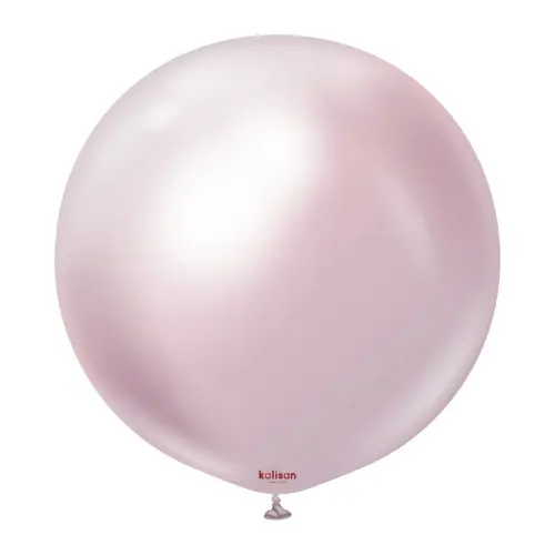 Balonek chromový růžové zlato, Mirror Pink Gold 45 cm/18"