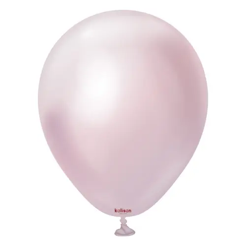 Balonky chromové růžovo zlaté, Mirror Pink Gold 30 cm/12", 50 ks