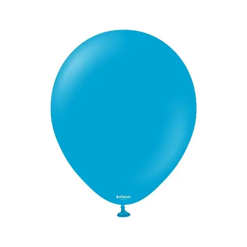 Balonky modré Standard Caribbean Blue 13 cm/5", 100 ks