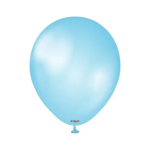 Balonky perleťové modré, Pearl Sky Blue 13 cm/5", 50 ks