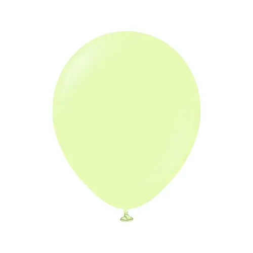 Balonky zelené, Macaron Pistachio 13 cm/5", 100 ks