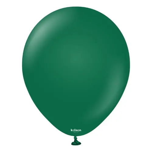 Balonky tmavě zelené, Standard Dark Green 30 cm/12", 100 ks