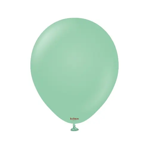 Balonky mintové, Standard Mint Green 13 cm/5", 100 ks