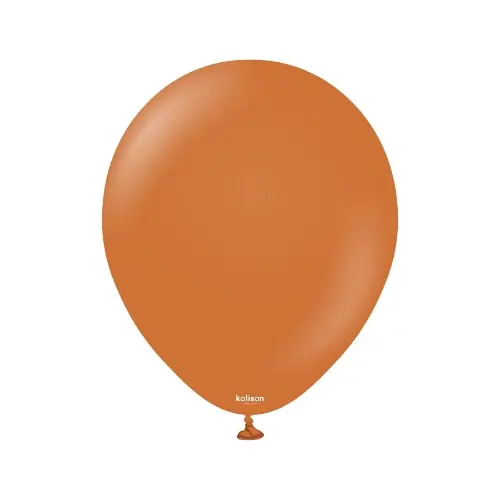 Balonky karamelově hnědé, Standard Caramel Brown 13 cm/5", 100 ks