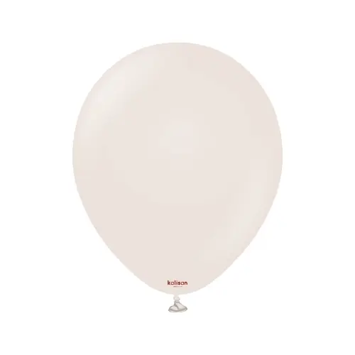 Balonky bílé pískové, Retro White Sand 13 cm/5", 100 ks