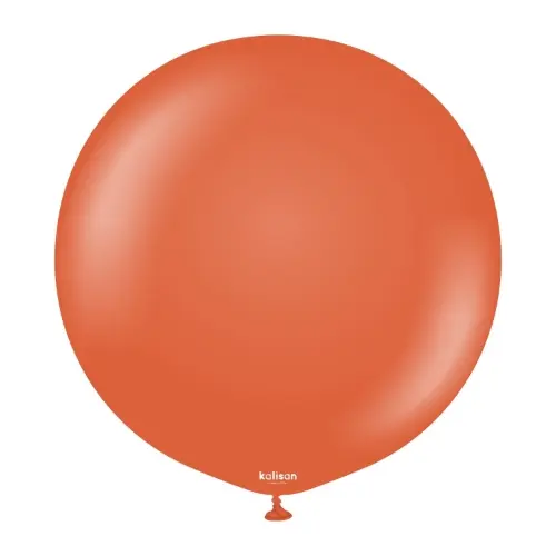 Balonek rezavě oranžový, Retro Rust Orange 45 cm/18"