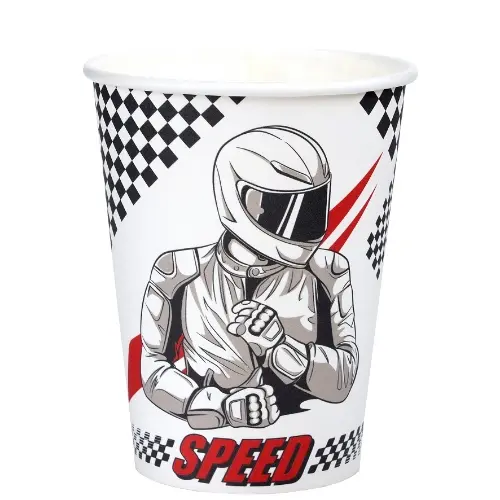 Papírové kelímky Formule 1 – 270 ml, 10 ks