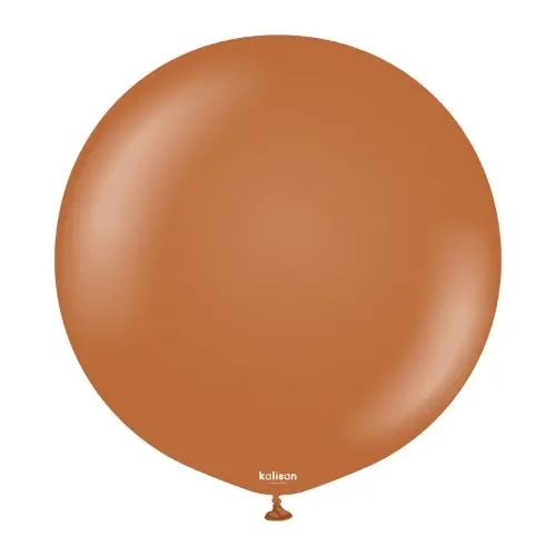 Balonek karamelově hnědý, Standard Caramel Brown – 90 cm/36"
