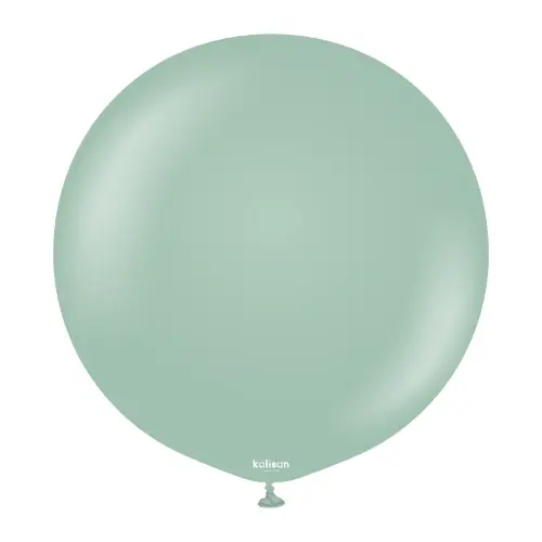 Balonek ledově zelený, Retro Winter Green – 90 cm/36"