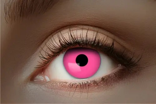 UV kontaktní čočky Flash Pink – nedioptrické, měsíční, 2 ks