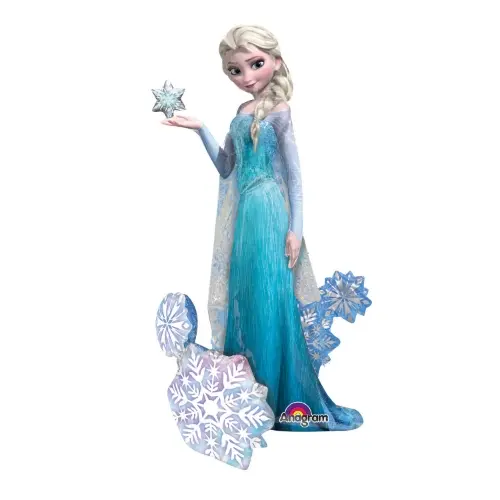 Chodící fóliový balonek Elsa Frozen – 88 × 144 cm
