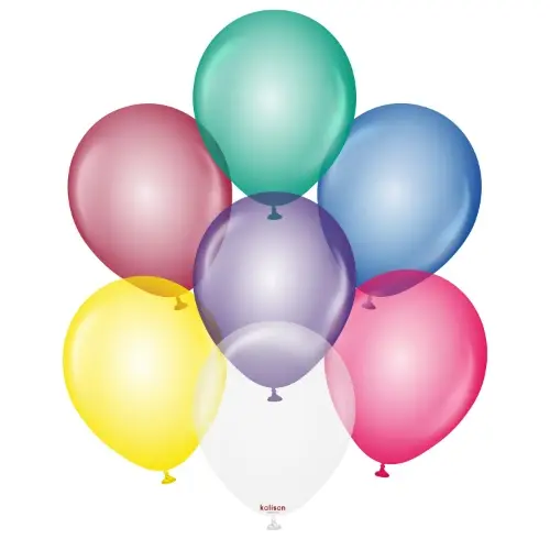 Balonky krystalické mix barev – 30 cm/12", 50 ks