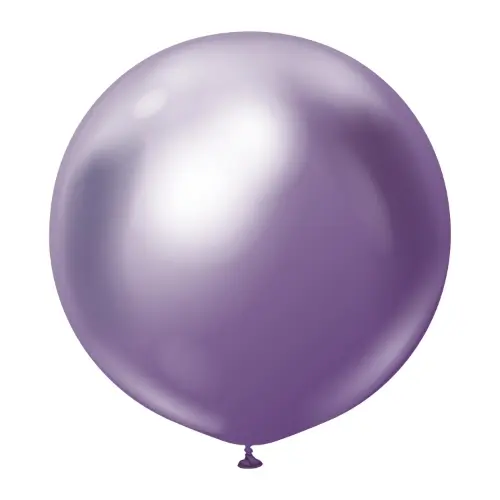 Balonek chromový fialový, Mirror Violet 90 cm/36"