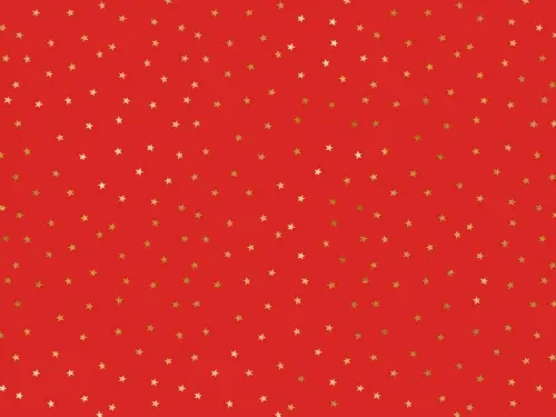 Dárkový balicí papír Hvězdy červený 70×200 cm