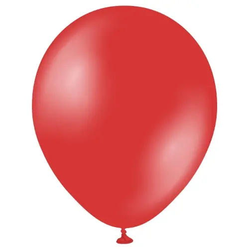 Balonky metalické červené, Metallic Red 30 cm/11", 50 ks