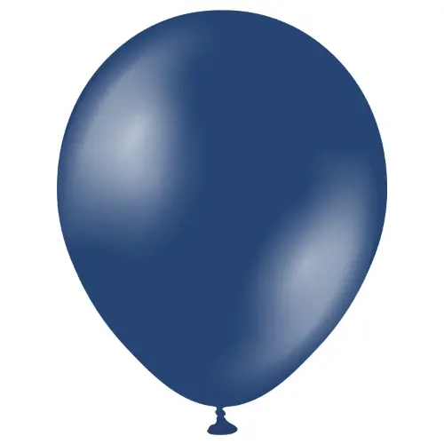Balonky metalické tmavě modré, Metallic Midnight Blue 30 cm/11", 50 ks