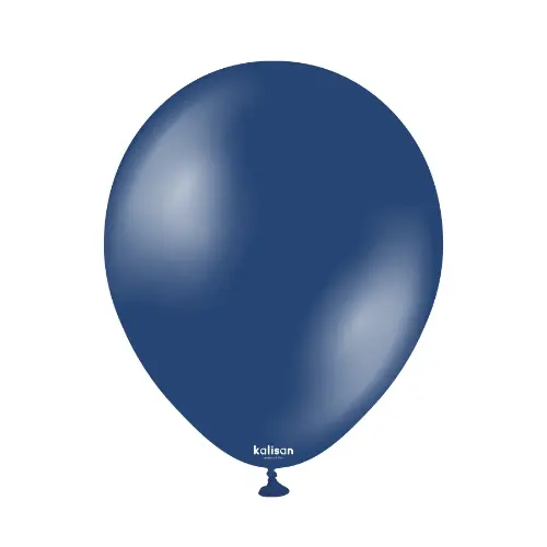 Balonky metalické tmavě modré, Metallic Midnight Blue 5"/13 cm, 50 ks