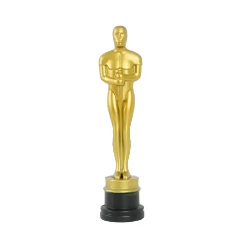 Filmová trofej Oscar zlatá XL - 32 x 8 cm